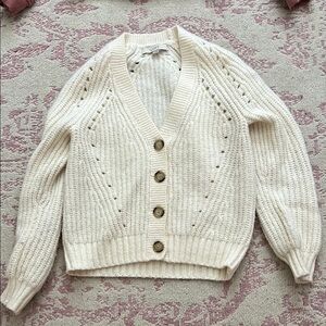 Cozy Cream Cardigan Sweater